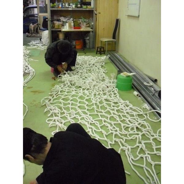 安全網製作過程-開旭專業圍網有限公司