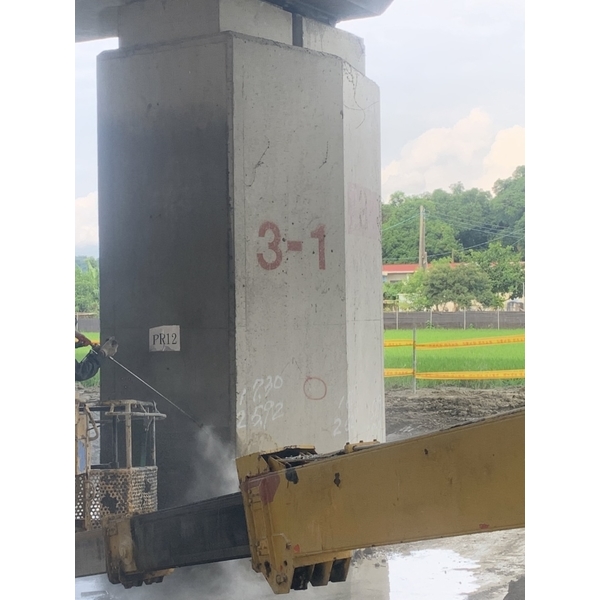 高公局耐震補強水刀打毛-上允工程股份有限公司