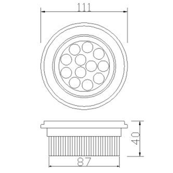 LED ARIII 12W