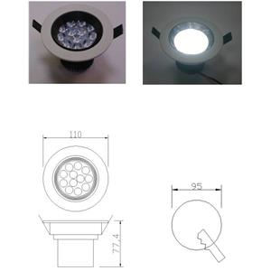 LED 12W 9.5cm 崁燈-奧立科技能源股份有限公司