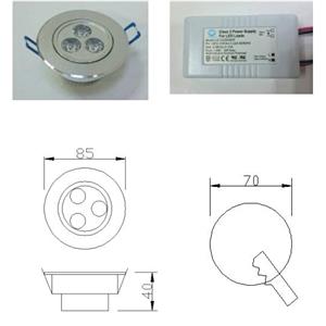 LED 5W 崁燈／挖孔75mm-奧立科技能源股份有限公司