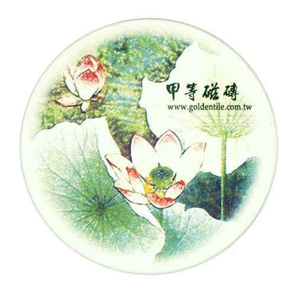 荷花杯墊
