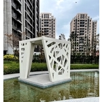 幸福莊園社區-中庭水池造景 - 芝華企業股份有限公司