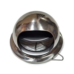 屋外用-(逆止風門)排煙罩-B02、逆止閥、排油煙機、廚房排煙管、逆止風門、魚眼罩、通風罩、排油煙罩、排風罩、外氣口、外牆排風罩、止回閥-泓富產品實業有限公司