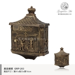 GRP-203 鍛造鍛鐵鑄鋁藝術信箱-葡萄藤鍛造藝術公司
