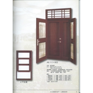 雙玄關門-太原企業社