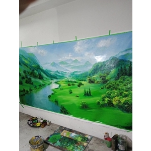 牆壁彩繪-展望傳統藝術彩繪工作室