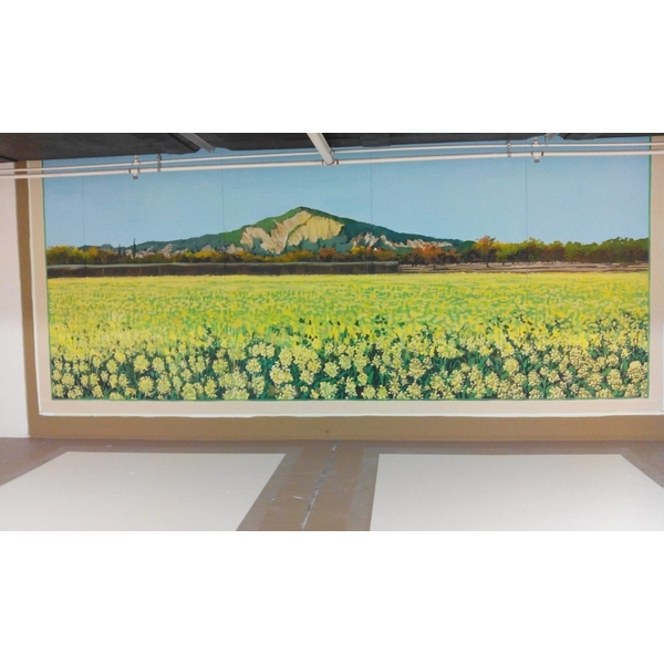 停車場牆壁彩繪-展望傳統藝術彩繪工作室
