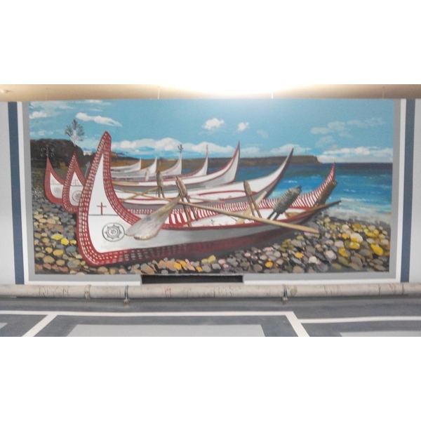 停車場牆壁彩繪-展望傳統藝術彩繪工作室