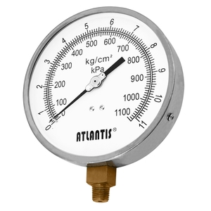 4.5／5吋可零調外殼不鏽鋼壓力錶   ZSC-4.5-昶特有限公司