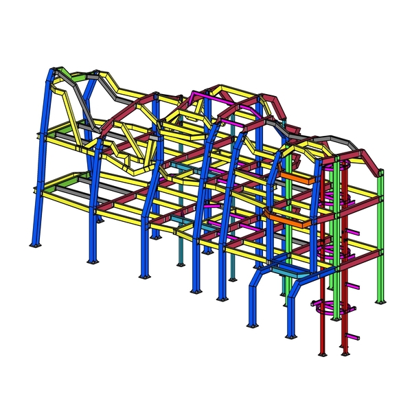 3D鋼構設計-金禾鋼構有限公司/和晉工程行