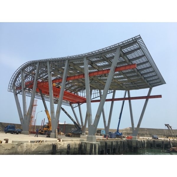 竹圍漁港上架場(修船碼頭)鋼構工程 竹圍漁港上架場(修船碼頭)鋼構工程