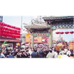 寺廟燈籠架設