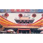 寺廟燈龍架設