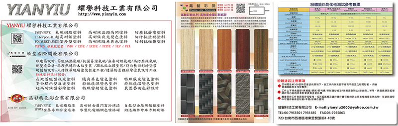 耀譽科技工業有限公司-粉體塗裝,粉體塗料,金屬建材塗裝,節能隔熱氟碳,抗菌易潔氟碳-p-35-i-216.73.216.193